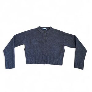 Zara - Like New Charcoal Button-Up Cardigan